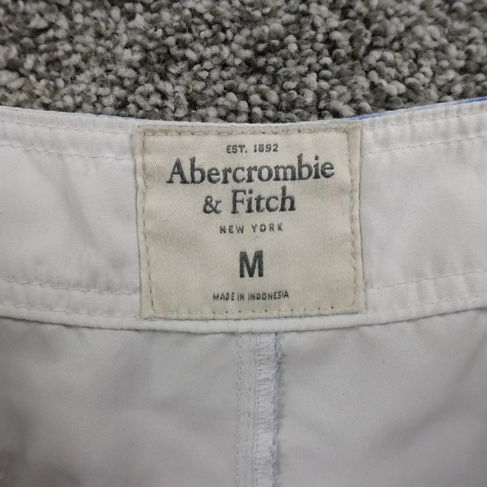 VTG Abercrombie‎ Fitch Shorts Mens M Blue Board Swim Surf Beach Aloha Trunks Y2K